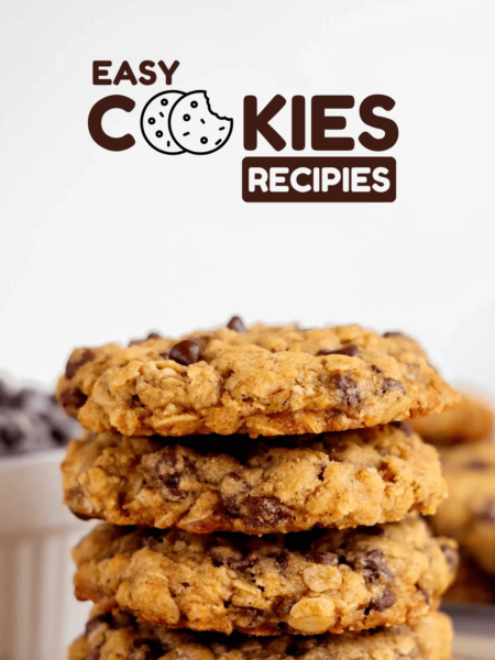 Eggless Oatmeal Chocolate Chip Cookies Recipe