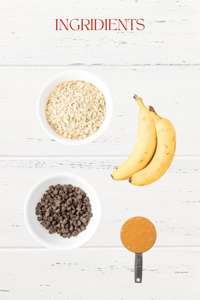 Eggless Banana Oats Peanut Butter Cookies