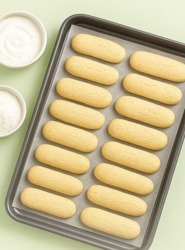 Gluten Free Eggless Sponge Fingers Cookies