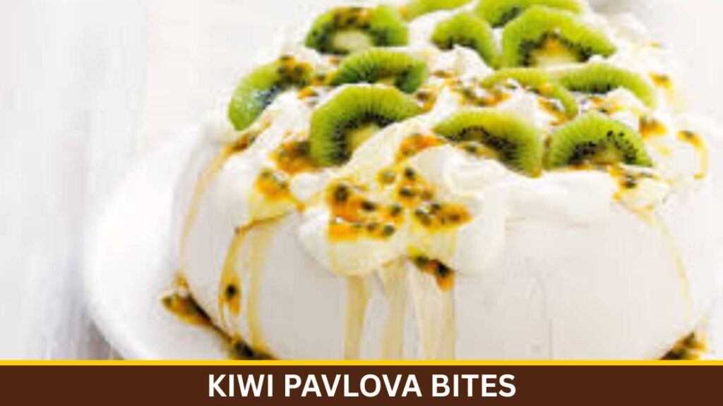 Kiwi Pavlova Bites New Zealnad Cookies